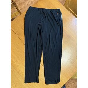 Polo Ralph Lauren Pajama Pants Mens Large Navy Lounge Jogger Pockets Red Pony